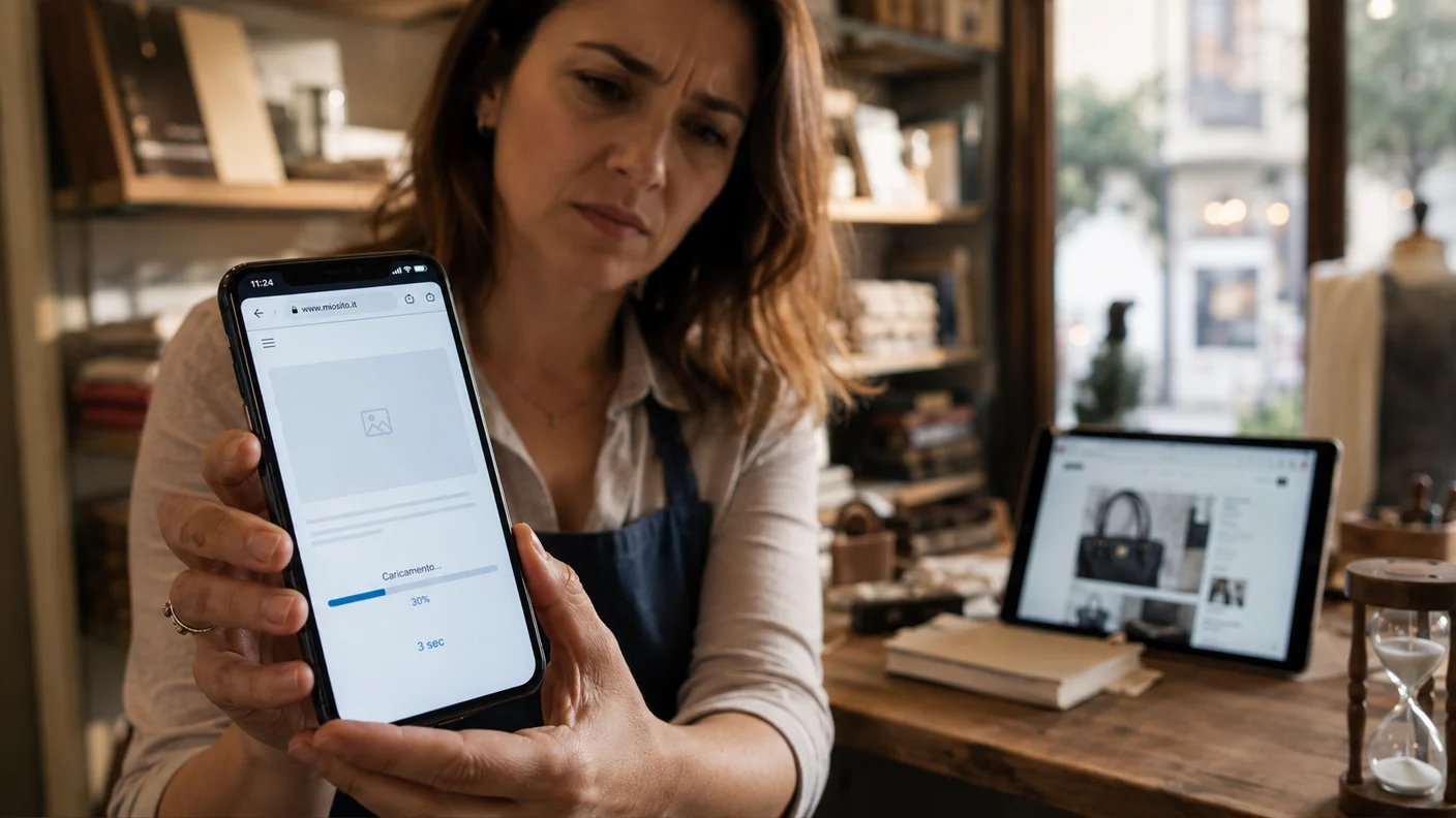 Foto editoriale per: LCP oltre 3 secondi: –23% di traffico rispetto ai competitor