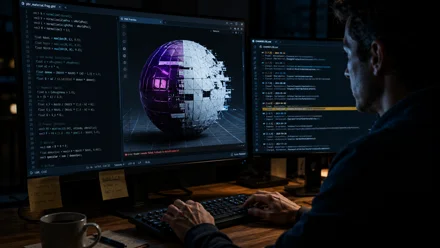 Foto editoriale per: Three.js r178: WebGPU avanza, WebGL sotto pressione